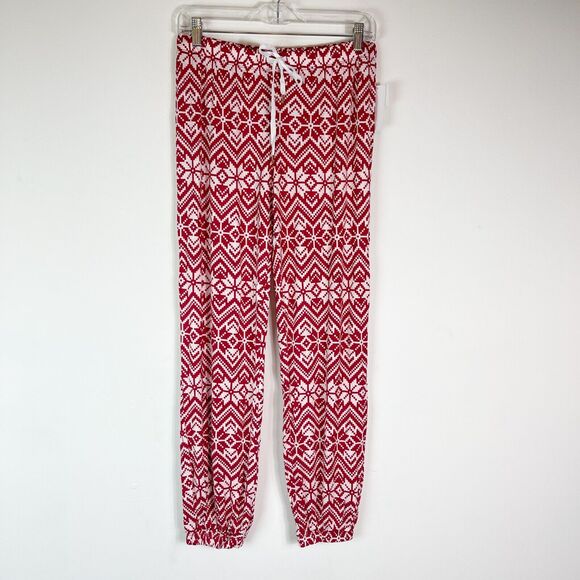 Honeydew NWT Women Fair Isle Snowflake Loungewear Pajama Pant Size S - Picture 1 of 3